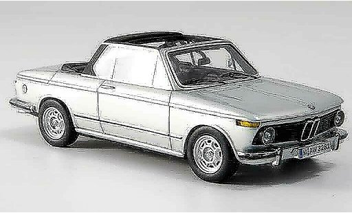 Bmw 2002 Cabriolet Baur 1/43 Neo Tii E10 Cabrio grijs metallic 1974 modelauto