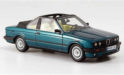 Bmw 320 Baur Cabriolet 1/43 Neo E30 i (E 30) groen 1986 modelauto