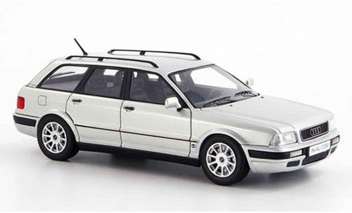 Audi 80 avant 1/43 Neo (B 4) grijs metallic modelauto