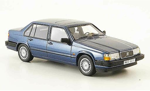 Volvo 940 GLE 1/43 Neo blauw 1992 modelauto