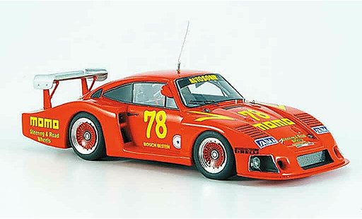 Porsche 935 1980 1/43 Look Smart Moby Dick No.78 Momo oranje modelauto