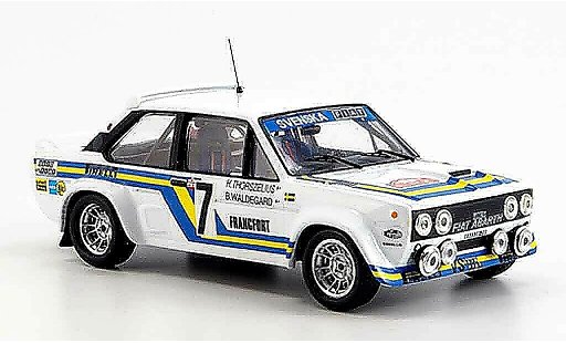 Fiat 131 Abarth 1/43 IXO No.7 Waldgegard Thoreszelius 1980 modelauto