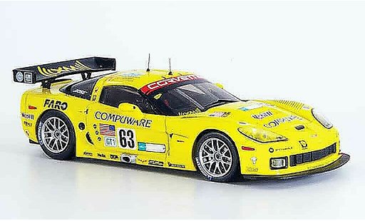 Chevrolet Corvette course 1/43 IXO C6 R No.63 Le Mans 2007 modelauto