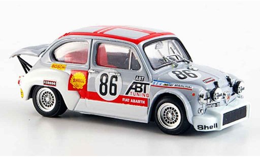 Fiat Abarth 1000 Berlina Corsa 1/43 Brumm TCR No. 86 Abt Grano 24 Stunden Spa 1970 modelauto