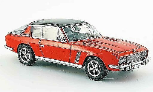 Jensen SIII Hardtop 1/43 Neo Interceptor rood modelauto