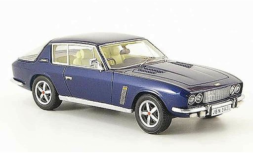 Jensen SIII Base 1/43 Neo Interceptor blauw modelauto