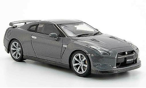 Nissan Skyline R35 1/43 Ebbro GT R grijs 2007 modelauto