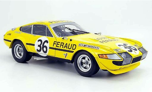 Ferrari 365 GTB/4 1/18 Kyosho no.36 feraud 24h le mans 1972 modelauto