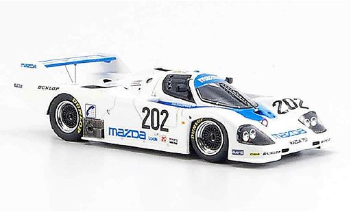 Mazda 757 Base 1/43 Spark No.202 Kennedy Galvin Dieudonne Le Mans 1987 modelauto