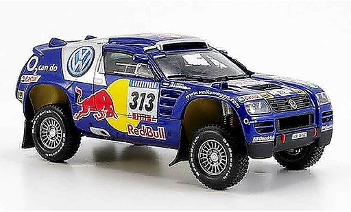 Volkswagen Touareg Dakar 1/43 Minichamps no.313 paris 2005 modelauto