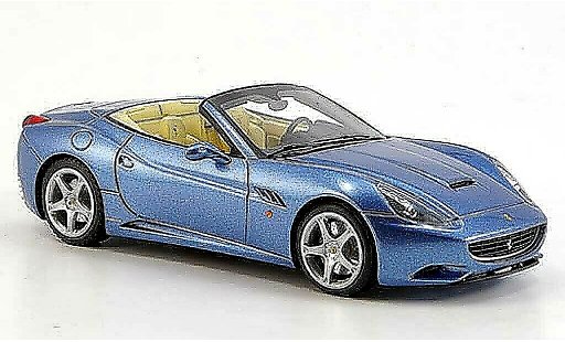 Ferrari California 2008 1/43 Look Smart blauw geoffnetes kap modelauto