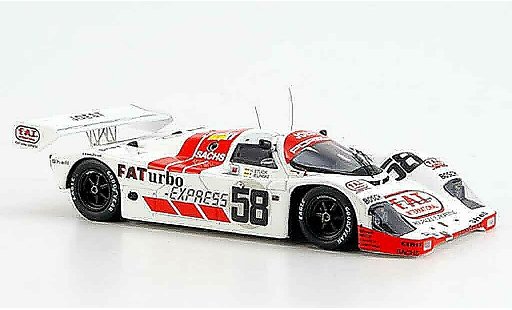 Porsche 911 1991 1/43 Spark No.58 Joest Siebter 24h Le Mans modelauto