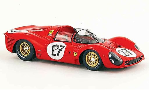 Ferrari 330 P3 1/43 Red Line no.27 rodriguez ginther 24h le mans 1966 modelauto