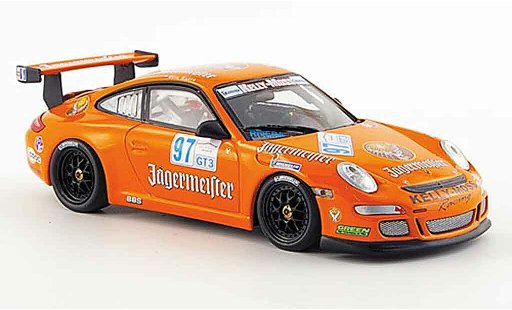 Porsche 911 GT3 CUP 1/43 Minichamps 2008 Team Kellymoss Racing Le Mans modelauto