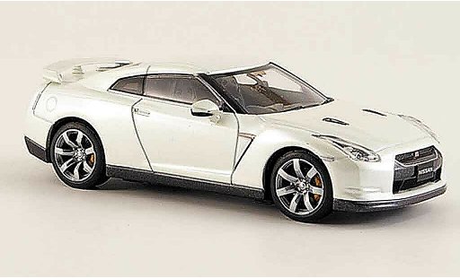 Nissan Skyline R35 1/43 Kyosho GTR wit 2008 modelauto