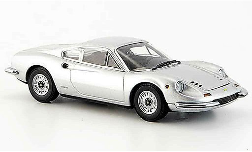 Ferrari Dino GT 1/43 Kyosho dino grijs metallic modelauto