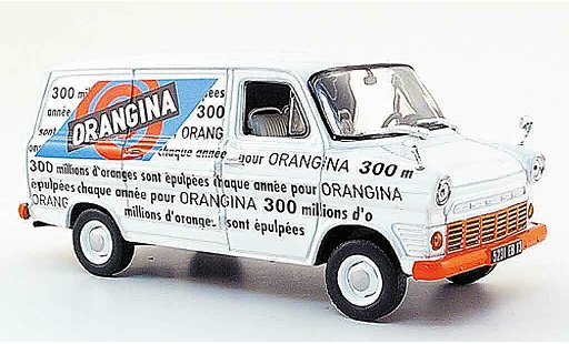 Ford Transit Mk1 1/43 Norev MK I bestelwagen Orangina 1970 modelauto