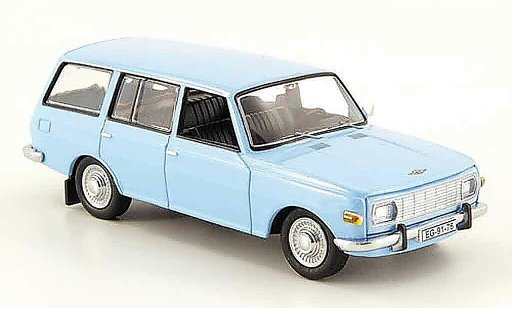 Wartburg 353 Tourist 1/43 IST Models Stationwagen blauw 1972 modelauto