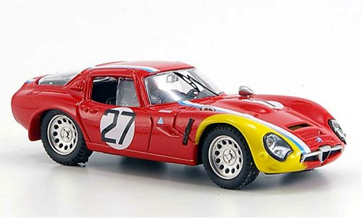 Alfa Romeo Giulia TZ2 1/43 Best No.27 Pilette Monza 1967 modelauto