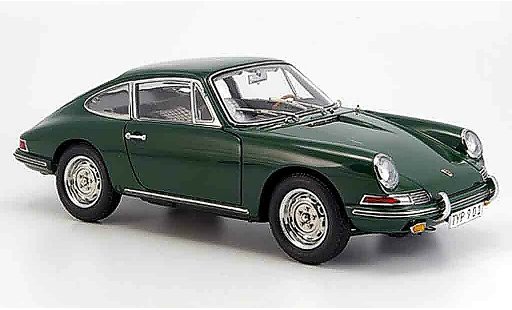 Porsche 911 1964 1/18 CMC (serie) groen innenausstattung zwart modelauto