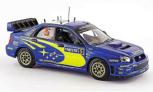 Subaru Impreza WRC 1/43 IXO no.5 rallye finlande 2005 modelauto