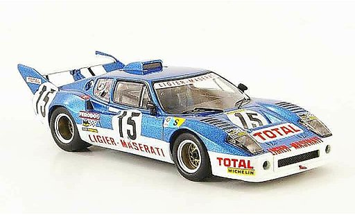 Maserati Ligier Base 1/43 IXO js2 no.15 laffite serpaggi 24h le mans 1974 modelauto
