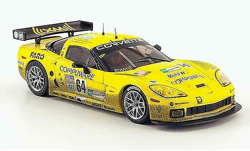 Chevrolet Corvette course 1/43 IXO C6 R No.64Compuware 24h Le Mans 2007 modelauto
