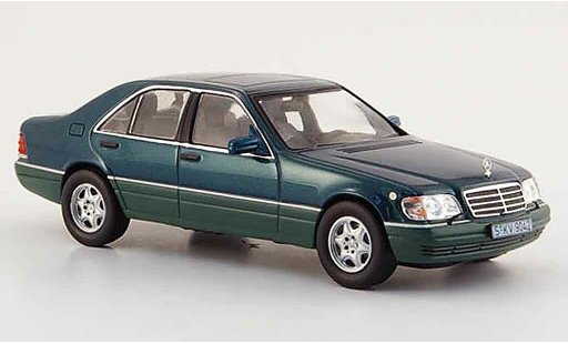 Mercedes Classe S Base 1/43 IXO S 500 (W 140) groen 1994 modelauto