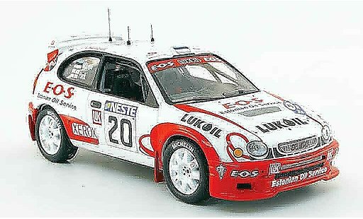 Toyota Corolla WRC 1/43 IXO no.20 lukoil e.o.s. rallye finland 2000 modelauto