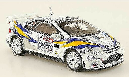 Peugeot 307 WRC 1/43 IXO No.3 Cuoq/Pain Rally Touquet 2006 modelauto