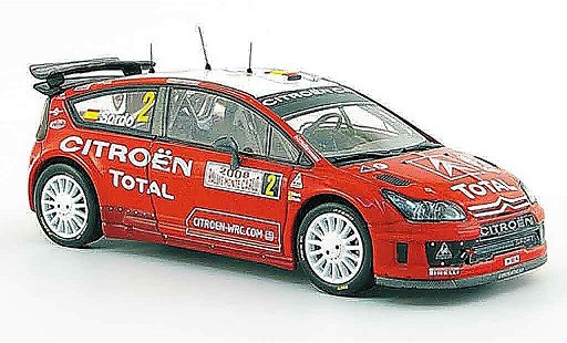 Citroen C4 WRC 2008 1/43 IXO no.2 elfter rallye monte carlo modelauto