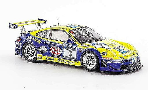 Porsche 911 GT3 RSR 1/43 Minichamps Team Land 24 Std. Nurburgring modelauto