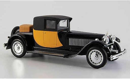 Bugatti Royale coupe napoleon 1/43 Rio geel-zwart 1929 modelauto