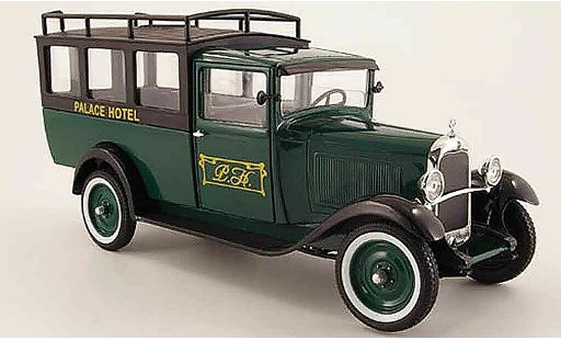 Citroen C4 1930 1/18 Solido f palace hotel groen/zwart modelauto