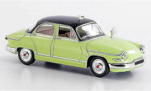 Panhard PL17 Base 1/43 Solido Taxi groen-zwart 1961 modelauto