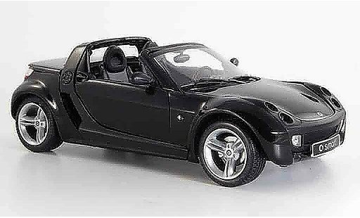 Smart Roadster Base 1/18 Kyosho zwart 2003 modelauto