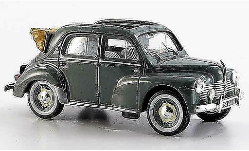 Renault 4CV Cabriolet 1/43 Eligor grijs 1953 modelauto