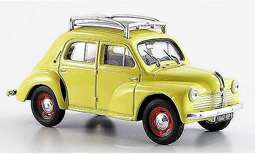 Renault 4CV Base 1/43 Eligor r 1060 avec barres de toit 1947 modelauto
