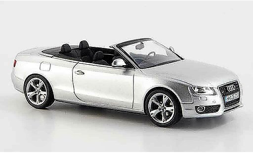 Audi A5 cabriolet 1/43 Schuco grijs metallic modelauto