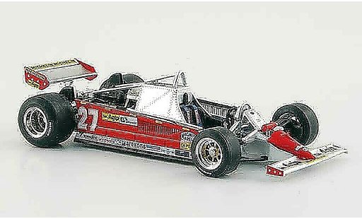 Ferrari 126 CK 1/43 Brumm turbo no.27 g.villeneuve gp monaco modelauto