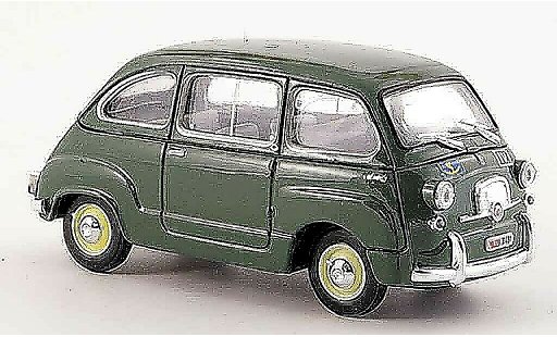 Fiat 600 Multipla 1/43 Brumm D Polizia Stradale politie 1960 modelauto