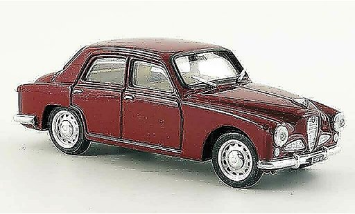 Alfa Romeo 1900 berlina 1/43 Brumm sedan rood 1950 modelauto