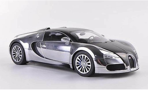 Bugatti Veyron pur sang edition 1/18 Autoart 16.4 EB chrom/carbon 2008 modelauto
