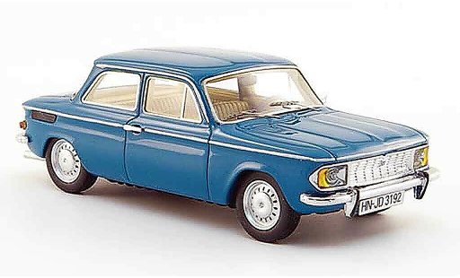 NSU 1200 C 1/43 Neo groen blauw 1969 modelauto