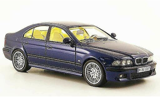 Bmw M5 berline 1/43 Neo E39 blauw 2002 modelauto