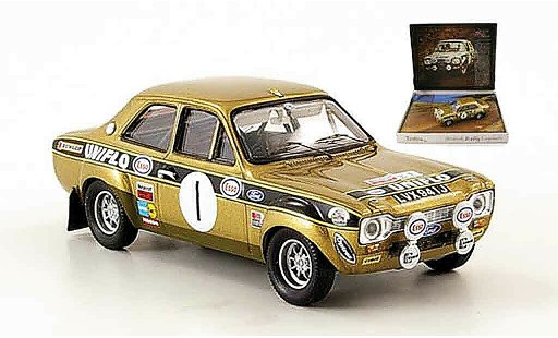Ford Escort MK1 1/43 Trofeu No.1 Uniflo winnaar Dunkeries Rally 1972 modelauto