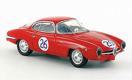 Alfa Romeo Giulietta sprint special 1/43 M4 e no.26 targa florio 1961 modelauto