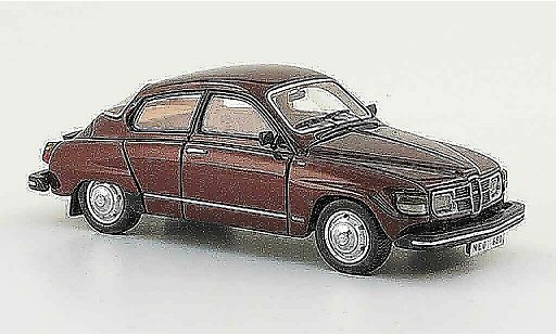 Saab 96 GL 1/43 Neo rood 1979 modelauto