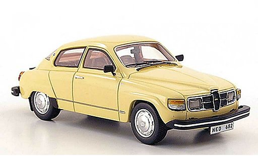Saab 96 Base 1/43 Neo beige 1979 modelauto