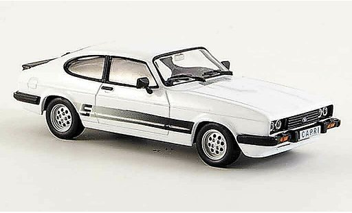 Ford Capri MK3 1/43 WhiteBox III wit 1981 modelauto
